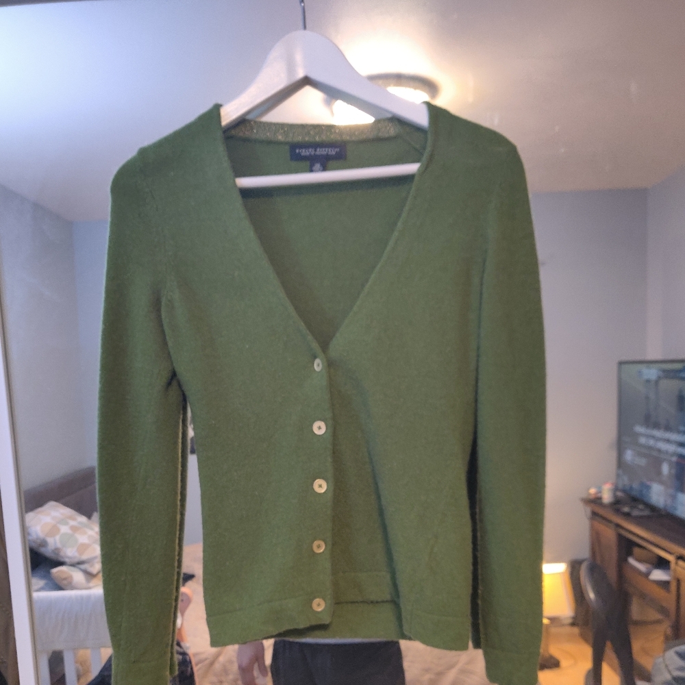 Banana Republic Cardigan Italian yarn